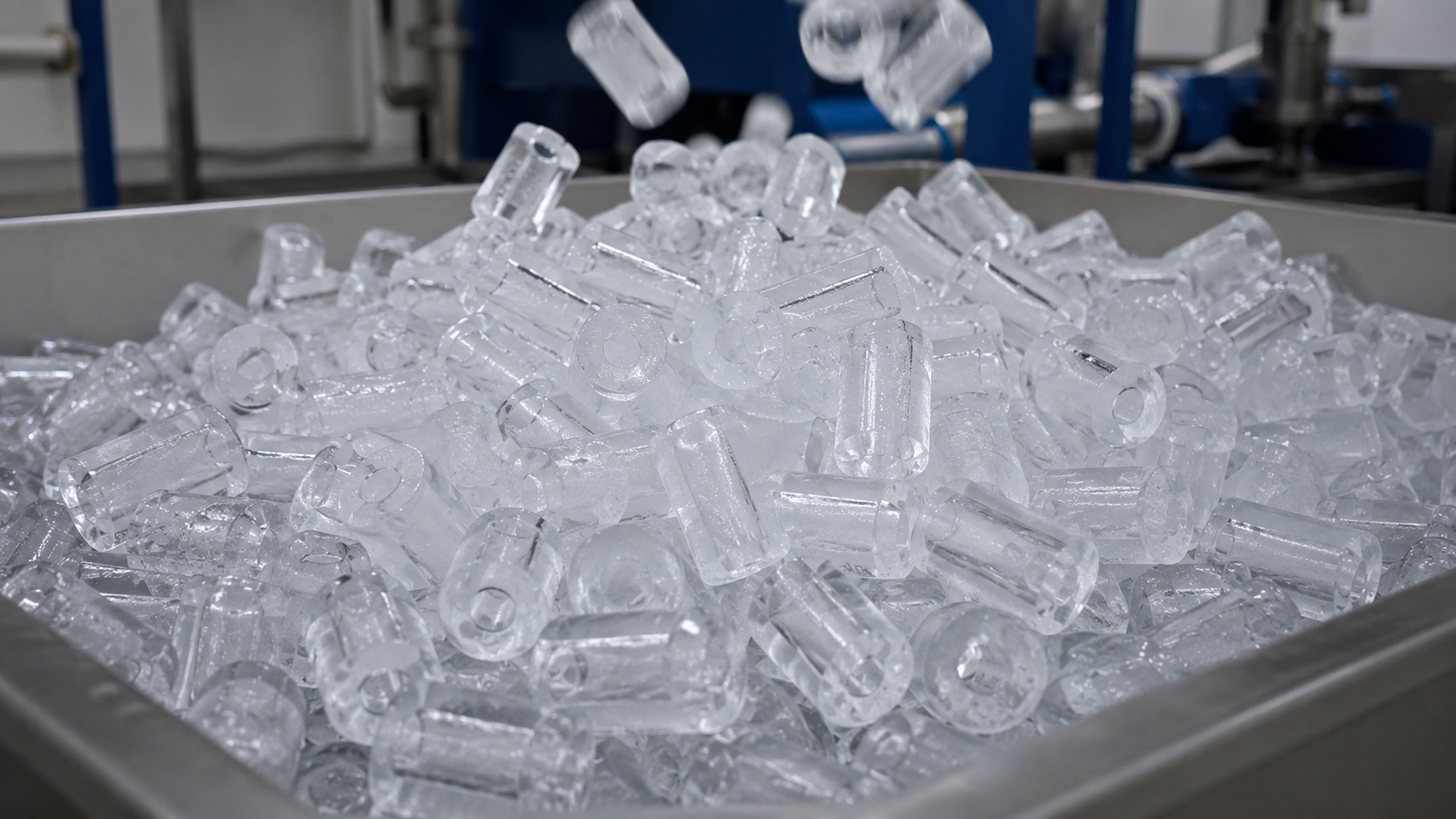 Metalex industrial tube ice machine for commercial ice production