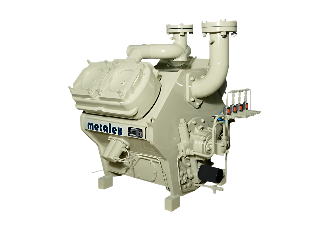 Ammonia piston compressor selected using suction and condensing conditions